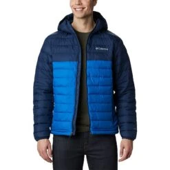 Columbia Men's Powder Lite™ Hooded Jacket Bright Indigo