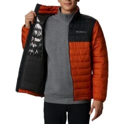 Columbia Men's Powder Lite™ Jacket Harvester / Shark -Featured Sports Equipment Store 1698001 820 a3