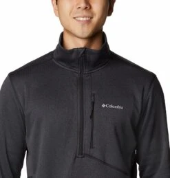 Columbia Men's Park View™ Fleece Half Zip Black Heather 10 Columbia Men's Park View™ Fleece Half Zip Black Heather -Featured Sports Equipment Store 1952201 010 a2 presetweb