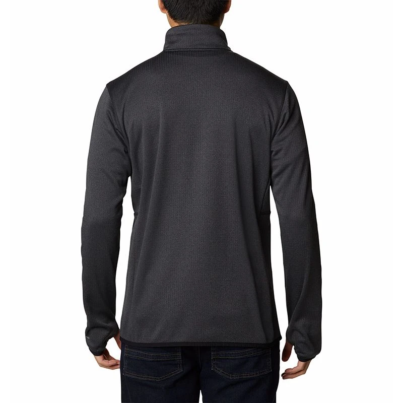Columbia Men's Park View™ Fleece Half Zip Black Heather 5 Columbia Men's Park View™ Fleece Half Zip Black Heather - Image 3