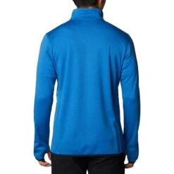 Columbia Men's Park View™ Fleece Half Zip Bright Indigo Heather -Featured Sports Equipment Store 1952203432 3