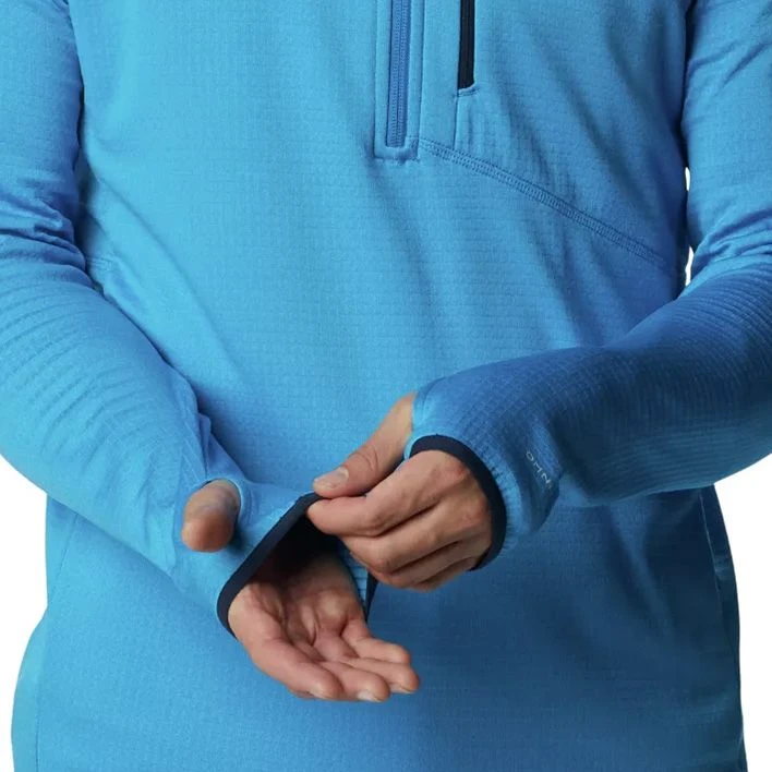 Columbia Men's Park View™ Fleece Half Zip Compass Blue Heather 6 Columbia Men's Park View™ Fleece Half Zip Compass Blue Heather - Image 4