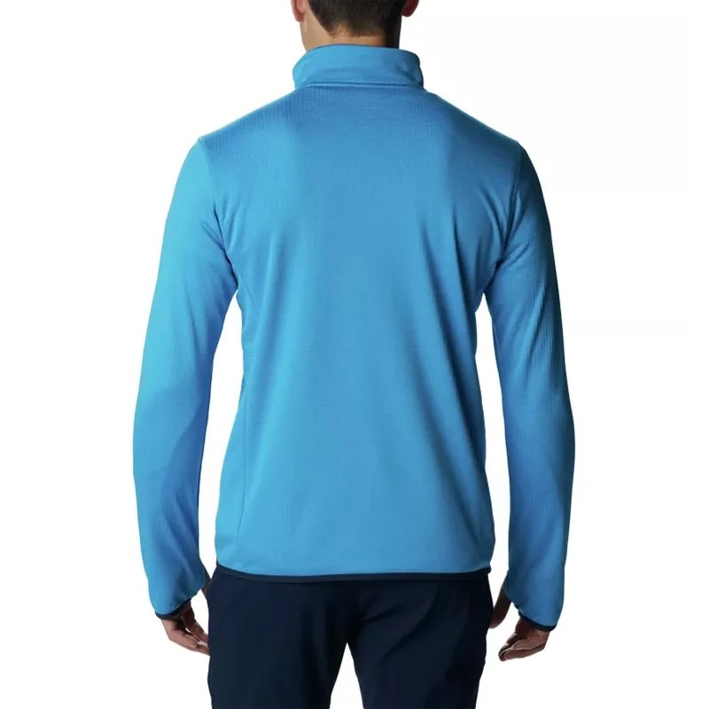 Columbia Men's Park View™ Fleece Half Zip Compass Blue Heather 4 Columbia Men's Park View™ Fleece Half Zip Compass Blue Heather - Image 2