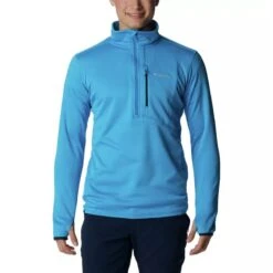 Columbia Men's Park View™ Fleece Half Zip Compass Blue Heather
