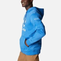 Columbia Men's Trek™ Hoodie Bright Indigo Heather / Csc Stacked Logo -Featured Sports Equipment Store 1957913 434 a1