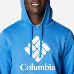 Columbia Men's Trek™ Hoodie Bright Indigo Heather / Csc Stacked Logo -Featured Sports Equipment Store 1957913 434 a2