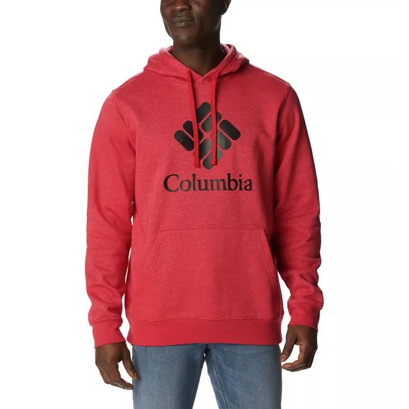 Columbia Men's Trek™ Hoodie Mountain Red Heather / Csc Stacked Logo 3 Columbia Men's Trek™ Hoodie Mountain Red Heather / Csc Stacked Logo