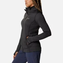 Columbia Women's Park View™ Fleece Black Heather -Featured Sports Equipment Store 1959713 010 a1