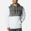Columbia Men's Trek™ Colourblock Hoodie Charcoal Heather / White -Featured Sports Equipment Store 1976933 031 f