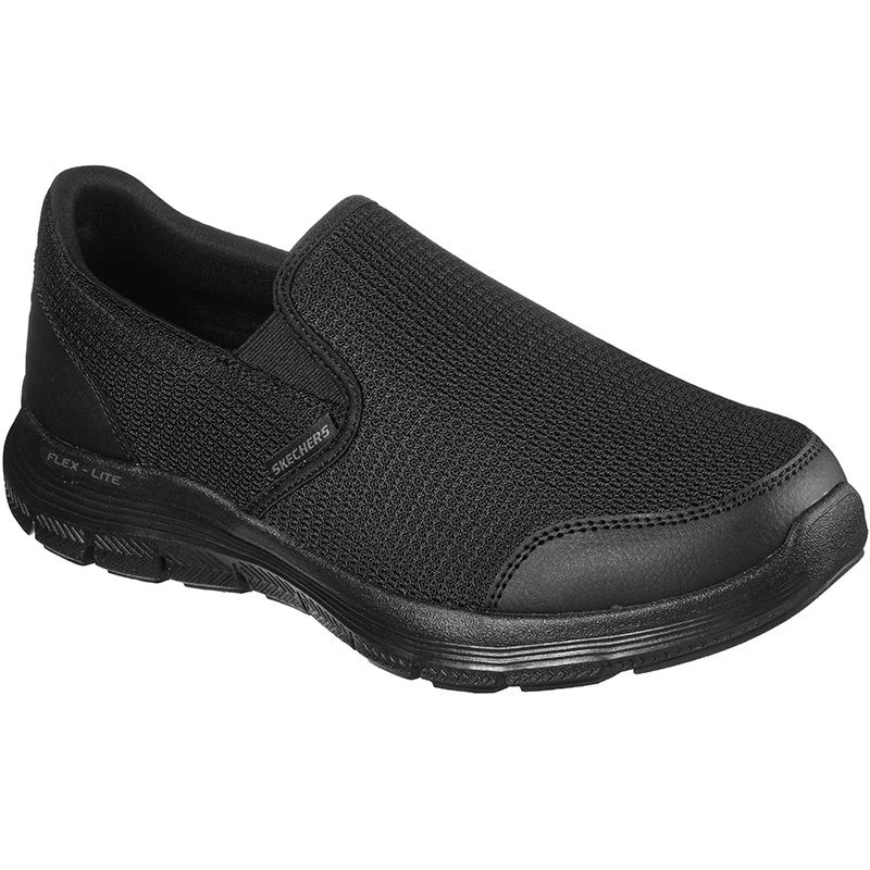 Skechers Men's Flex Advantage 4.0 Slip On Trainers Black 3 Skechers Men's Flex Advantage 4.0 Slip On Trainers Black