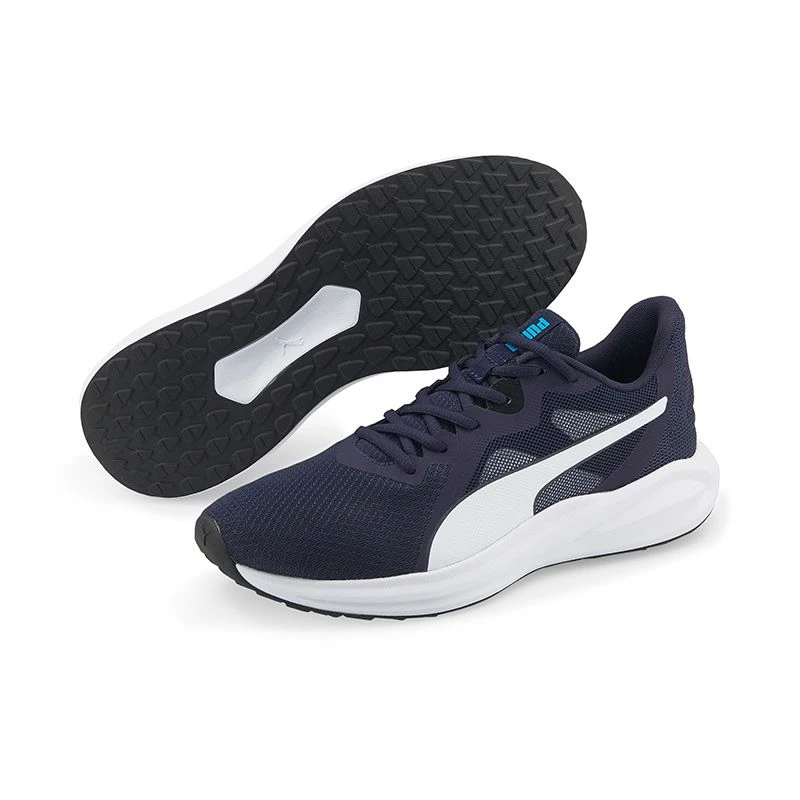 Puma Men's Twitch Runner Trainers Peacoat / White 4 Puma Men's Twitch Runner Trainers Peacoat / White - Image 3