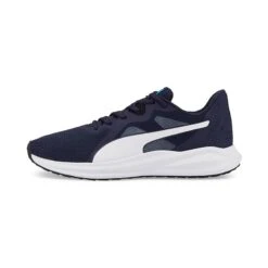 Puma Men's Twitch Runner Trainers Peacoat / White