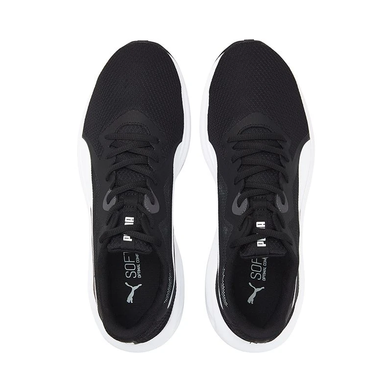 Puma Men's Twitch Runner Trainers Black / White 7 Puma Men's Twitch Runner Trainers Black / White - Image 5