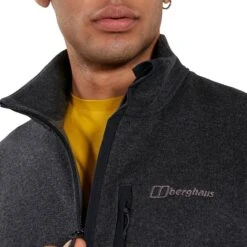 Berghaus Men's Carnell Half Zip Fleece Black -Featured Sports Equipment Store 4 a000942ja7 w1