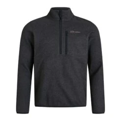 Berghaus Men's Carnell Half Zip Fleece Black -Featured Sports Equipment Store 4 a000942ja7 y1