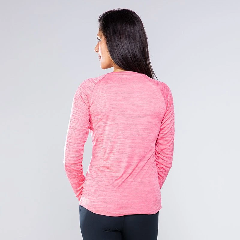Women's Madison Long Sleeve T-Shirt Pink 4 Women's Madison Long Sleeve T-Shirt Pink - Image 2