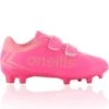 Aluna Pre-School Firm Ground Velcro Football Boots Pink / Light Pink -Featured Sports Equipment Store aluna boots pink velcro kids 1