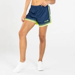 Women's Nelson Shorts Marine / Yellow -Featured Sports Equipment Store am3a8461