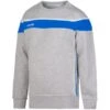 Kids' Auckland Fleece Crew Neck Sweatshirt Grey / Royal / White -Featured Sports Equipment Store auckland crew neck medium grey roy wht kids 1