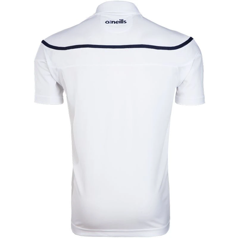 Kids' Auckland Polo Shirt White / Navy 4 Kids' Auckland Polo Shirt White / Navy - Image 2