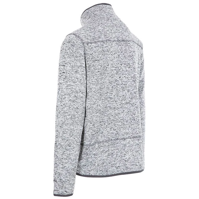 Trespass Men's Bingham Fleece Jacket Grey Marl 4 Trespass Men's Bingham Fleece Jacket Grey Marl - Image 2