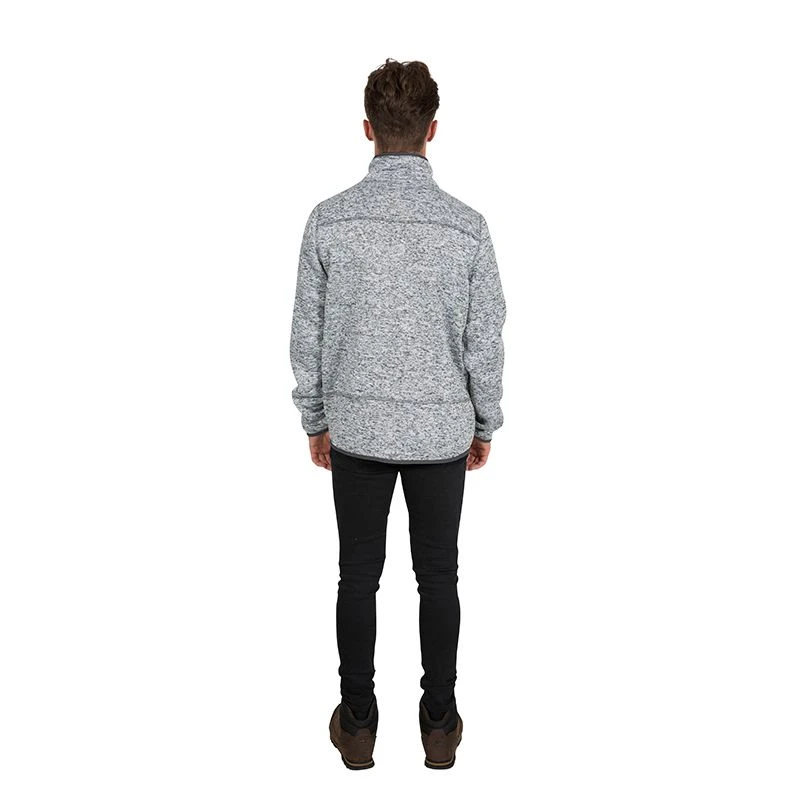 Trespass Men's Bingham Fleece Jacket Grey Marl 6 Trespass Men's Bingham Fleece Jacket Grey Marl - Image 4