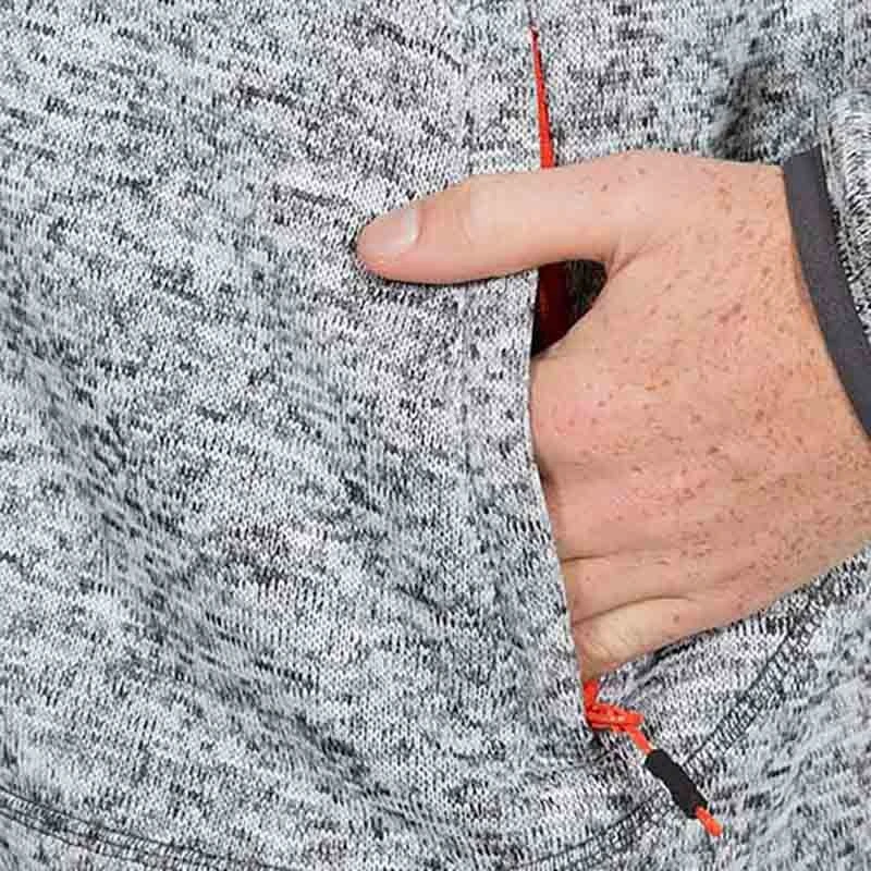 Trespass Men's Bingham Fleece Jacket Grey Marl 7 Trespass Men's Bingham Fleece Jacket Grey Marl - Image 5