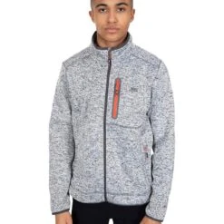 Trespass Men's Bingham Fleece Jacket Grey Marl 20 Trespass Men's Bingham Fleece Jacket Grey Marl -Featured Sports Equipment Store bingham maflfln20004 grm m08 copy