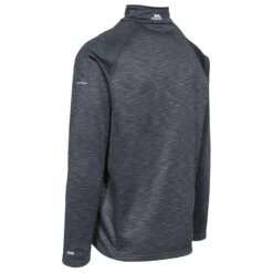 Trespass Men's Collins Half Zip Fleece Black Marl -Featured Sports Equipment Store collins maflfll20001 bkm b