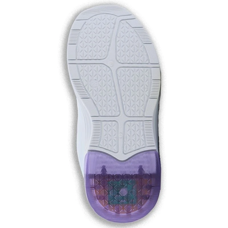 Frozen Elsa & Anna Light Up Trainers White / Silver 6 Frozen Elsa & Anna Light Up Trainers White / Silver - Image 4