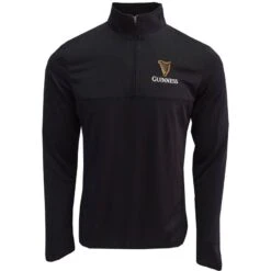 Guinness Performance 1759 Quarter Zip Top Black