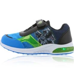 Jurassic World Light Up Trainers Cobalt Blue / Black