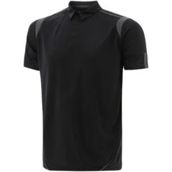 Kids' Loxton Polo Shirt Black / Grey