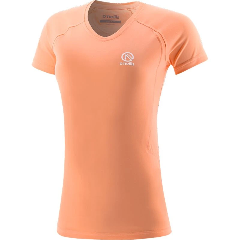 Women's Madison V-Neck T-Shirt Orange 3 Women's Madison V-Neck T-Shirt Orange