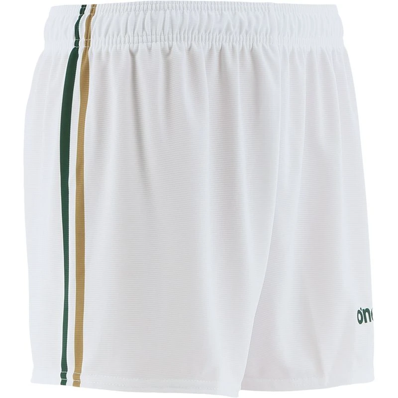 Mourne Shorts White / Gold / Green 3 Mourne Shorts White / Gold / Green