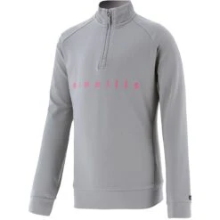 Kids' Natalie Half Zip Top Grey / Pink -Featured Sports Equipment Store nata 273 0 gen gypkxx kids p1