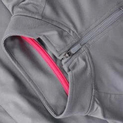 Kids' Natalie Half Zip Top Grey / Pink -Featured Sports Equipment Store nata 273 0 gen gypkxx kids p5