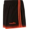 Nelson Shorts Black / Orange -Featured Sports Equipment Store nelson gaelic shorts blk flo org 2s 1
