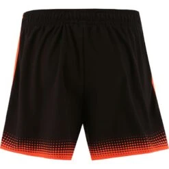 Nelson Shorts Black / Orange -Featured Sports Equipment Store nelson gaelic shorts blk flo org 2s 3
