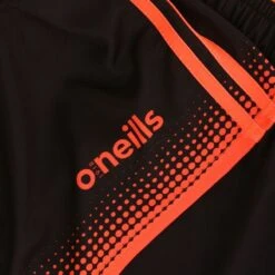 Nelson Shorts Black / Orange -Featured Sports Equipment Store nelson gaelic shorts blk flo org 2s 4