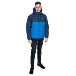 Trespass Men's Oskar Padded Jacket Navy / Royal -Featured Sports Equipment Store oskar majkcan20007 na1 m01