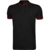 Kids' Portugal Cotton Polo Shirt Black / Red -Featured Sports Equipment Store portugal cotton polo uk blk red 1 1