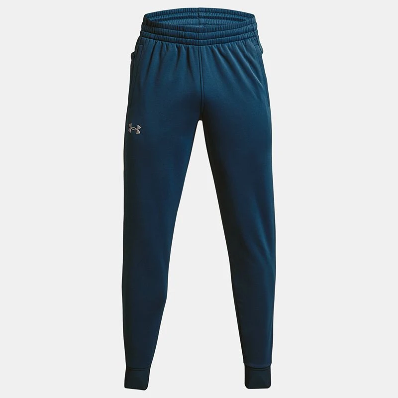Under Armour Men's Fleece® Joggers Petrol Blue / Pewter 5 Under Armour Men's Fleece® Joggers Petrol Blue / Pewter - Image 3