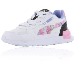 Puma Kids' Graviton Junior Runners White -Featured Sports Equipment Store puma graviton sashiko trainers 3