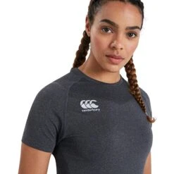 Canterbury Women's Seamless T-Shirt Black -Featured Sports Equipment Store q a006467y62 w1