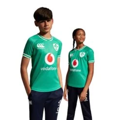 Canterbury Ireland Rugby IRFU 2023/24 Kids' Home Pro Jersey Deep Mint -Featured Sports Equipment Store q a00763238a x1