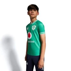 Canterbury Ireland Rugby IRFU 2023/24 Kids' Home Pro Jersey Deep Mint -Featured Sports Equipment Store q a00763238a x5