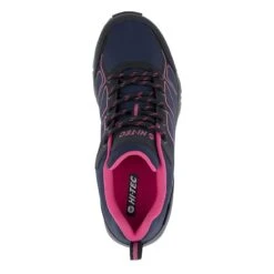 Hi-Tec Women's Ripper Low Waterproof Hiking Shoes Navy / Black / Magenta -Featured Sports Equipment Store ripper low wp womens navy black magenta td o0010056 031