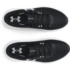 Under Armour Surge 3 Youth Running Shoes Black / White -Featured Sports Equipment Store s7.3024989 001 toe