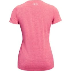 Under Armour Women's Tech™ SS V-Neck Twist T-Shirt Cerise / Pink Lemonade / Metallic Silver -Featured Sports Equipment Store s7.ps1258568 655 hb